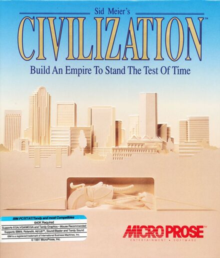 The box front for Sid Meier's Civilization