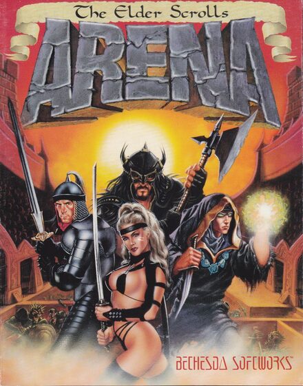 The box front for The Elder Scrolls: Arena
