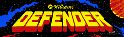 The Defender arcade marquee