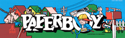 The Paperboy arcade marquee