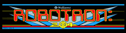 The Robotron: 2084 arcade marquee