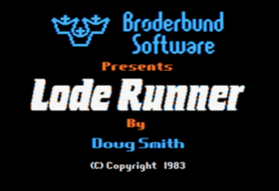 Lode Runner on the APPLE ][