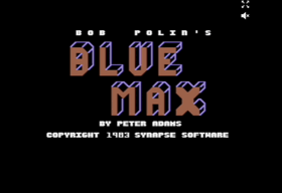 Blue Max on the COMMODORE 64