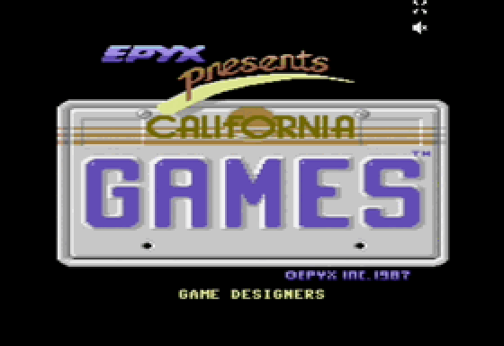 California Games on the COMMODORE 64