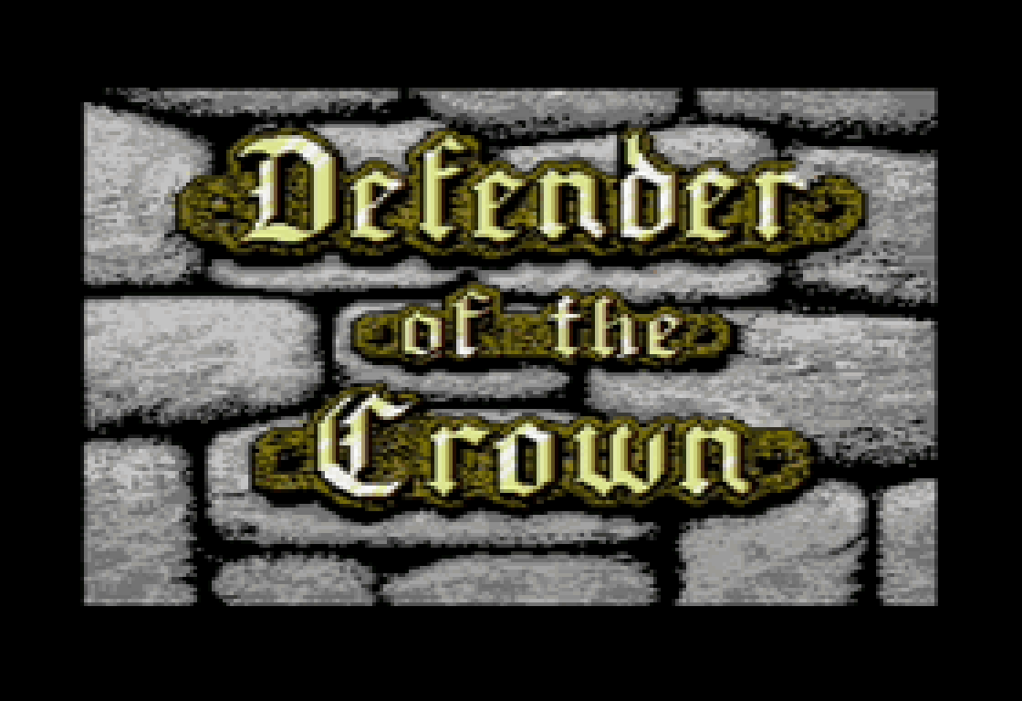 Defender of the Crown running on the COMMODORE 64