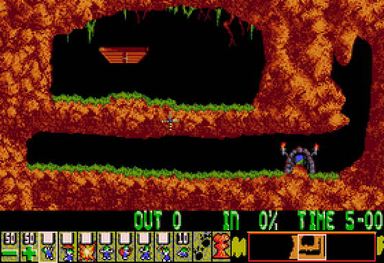 Lemmings on the MS-DOS