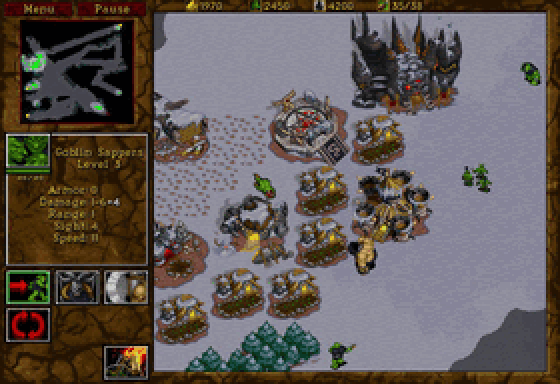 Warcraft II on the MS-DOS