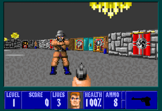 Wolfenstein 3D on the MS-DOS