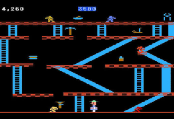 Miner 2049er running on a home computer of the 1980s